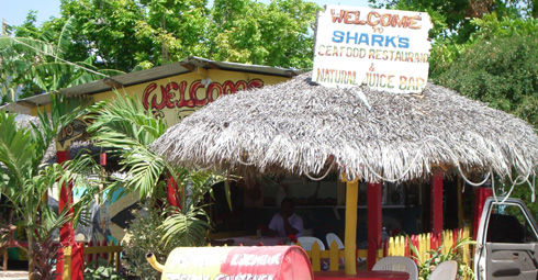 Shark's Restaurant - Negril Jamaica